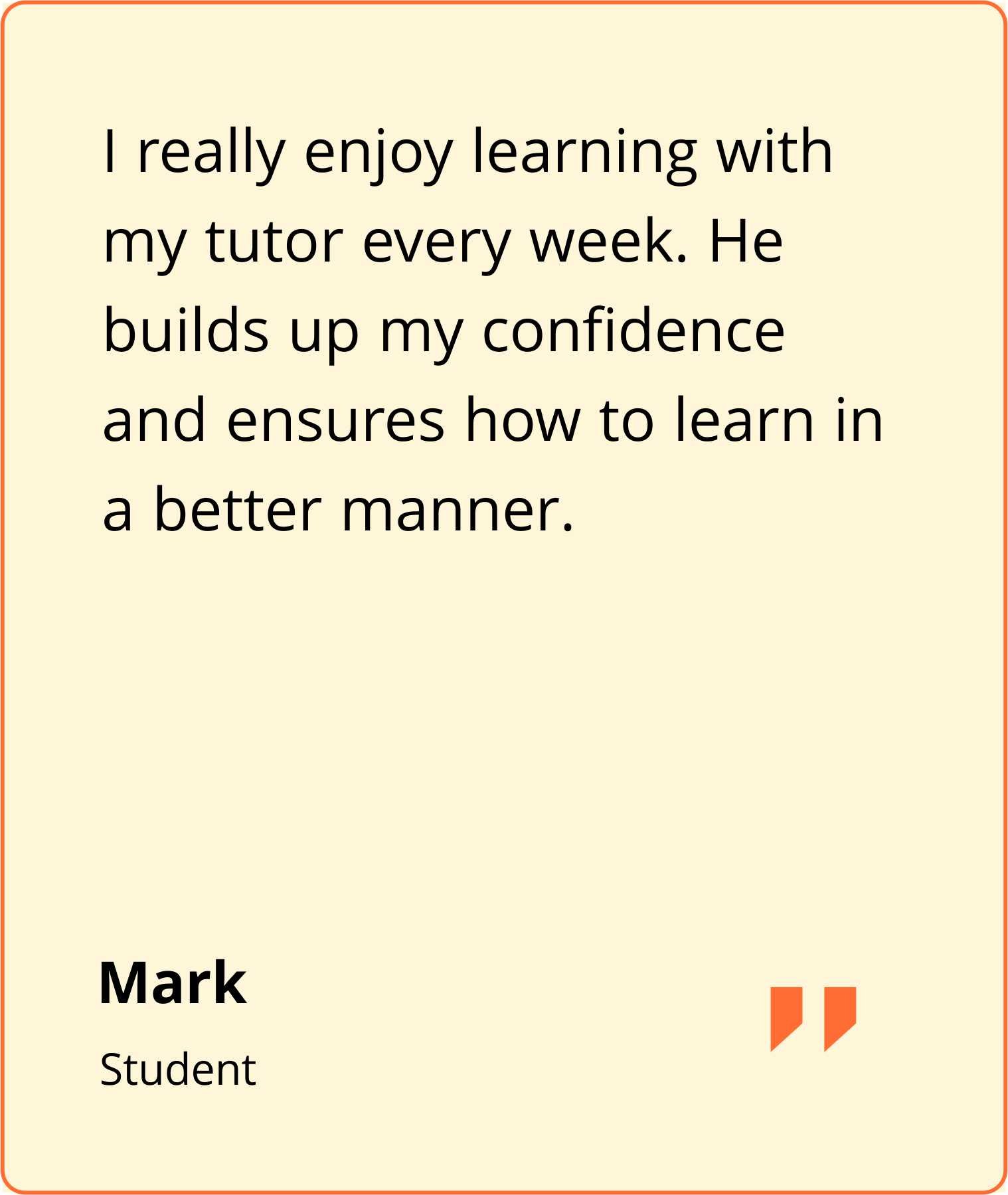 Que Academy Testimonial1